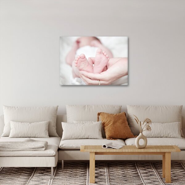 A baba lábának képe (70x50 cm)