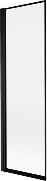 Mexen Mist fürdőkád paraván 1-szárnyú balos 60 x 150 cm, fekete keret, fekete - 8A9-060-001-70-70-L
