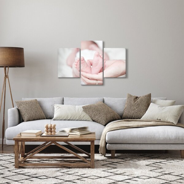 A baba lábának képe (90x60 cm)