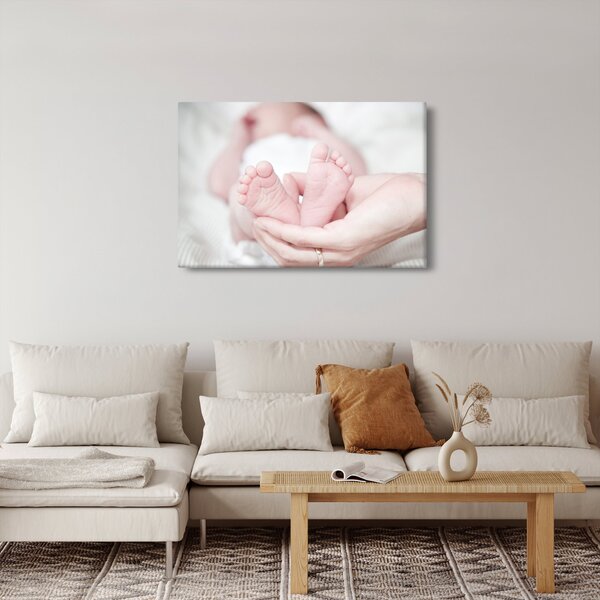 A baba lábának képe (90x60 cm)