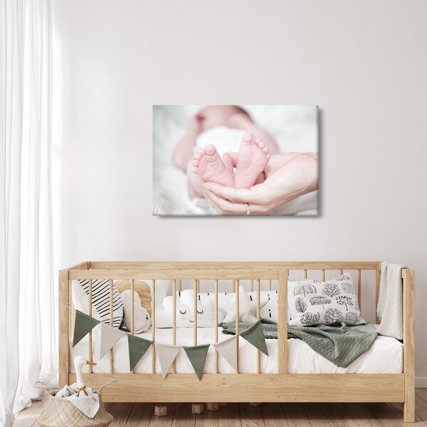A baba lábának képe (90x60 cm)
