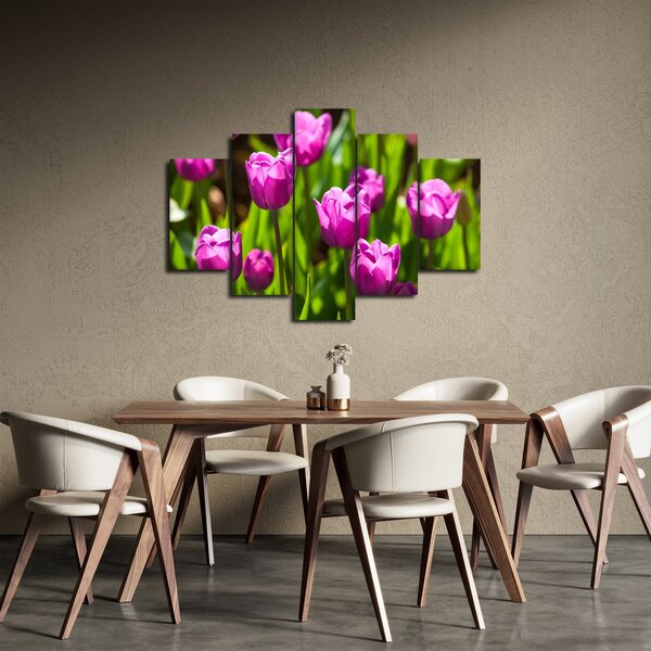 Tulipánok a réten képe (150x105 cm)