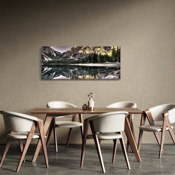 Tó a hegyekben képe (120x50 cm)