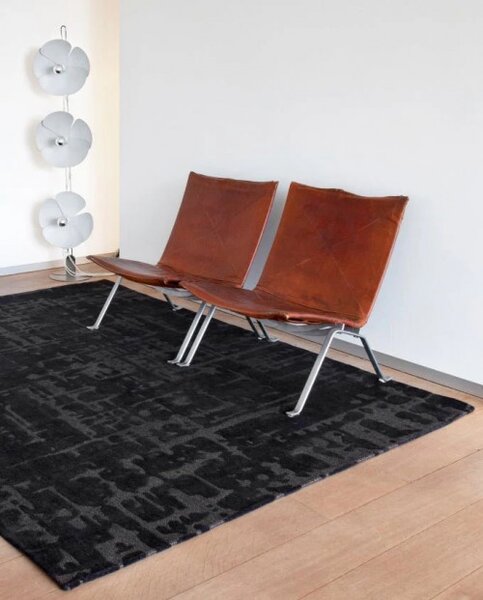 Structures Baobab Black Water szőnyeg 9200 140kör szürke