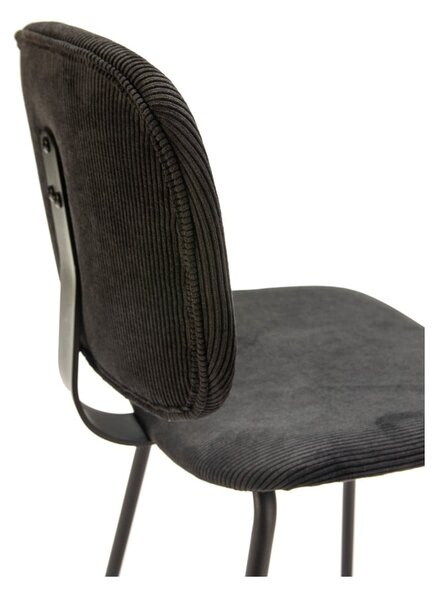 Fekete bárszék szett 2 db-os (ülésmagasság 66 cm) Arus – Marckeric