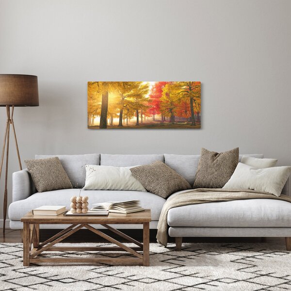 Őszi fák képe (120x50 cm)