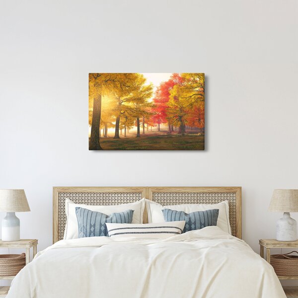 Őszi fák képe (90x60 cm)