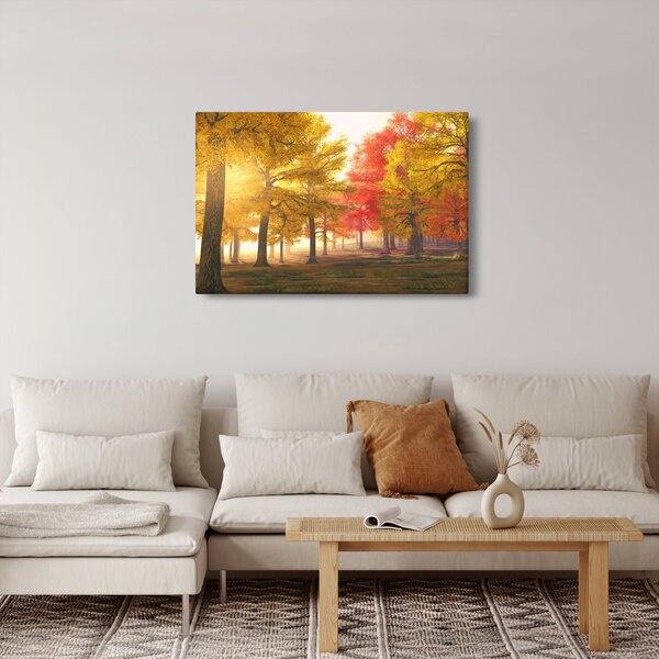 Őszi fák képe (90x60 cm)