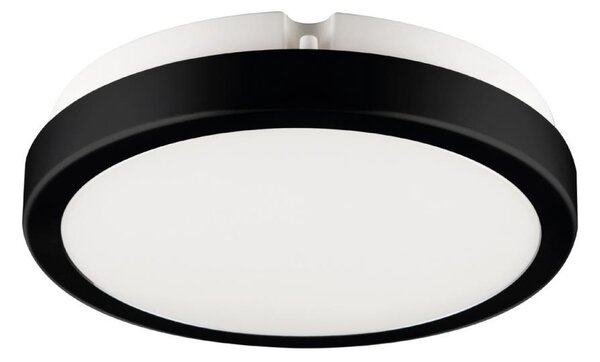 Brilagi Brilagi - LED Fürdőszobai mennyezeti lámpa PERA LED/12W/230V átm. 18 cm IP65 fekete BG0661