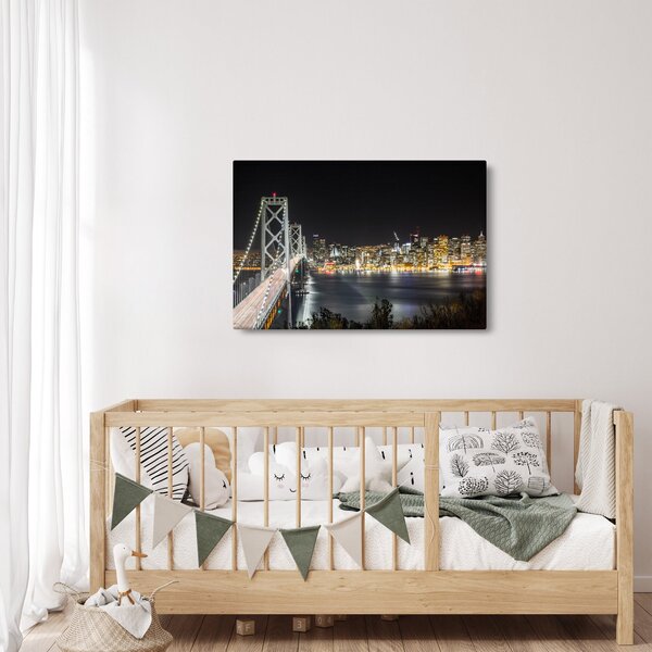 A Brooklyn-híd és a New York-i kép (90x60 cm)