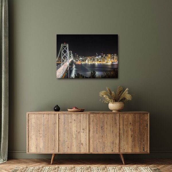 A Brooklyn-híd és a New York-i kép (70x50 cm)