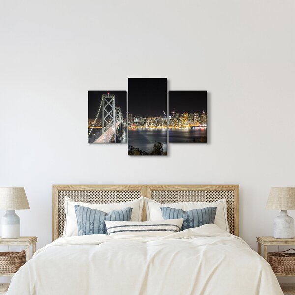 A Brooklyn-híd és a New York-i kép (90x60 cm)
