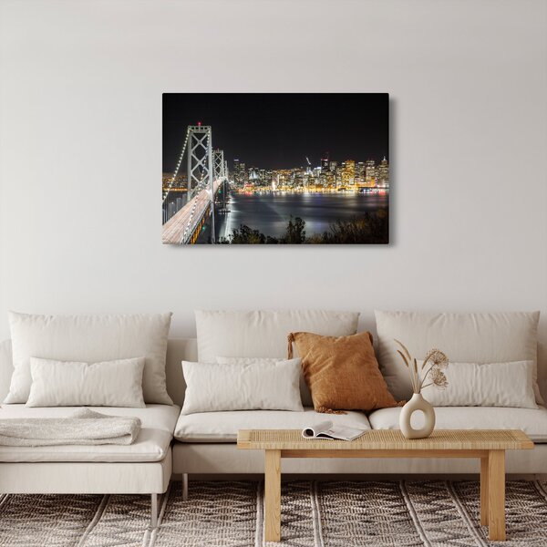 A Brooklyn-híd és a New York-i kép (90x60 cm)