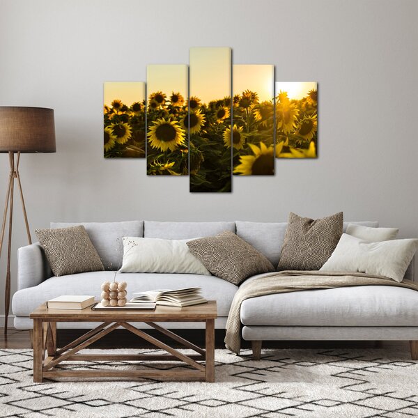 A napraforgó mező képe (150x105 cm)