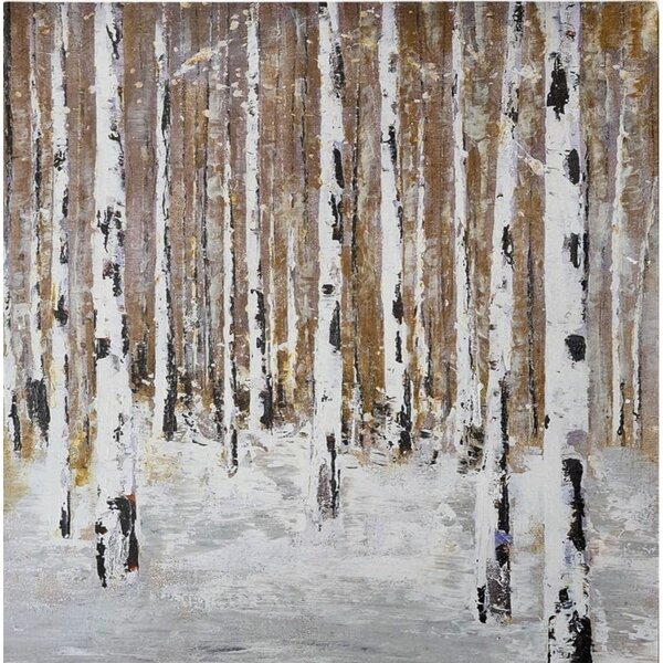 Kép 70x70 cm Birch Wood – Wallity