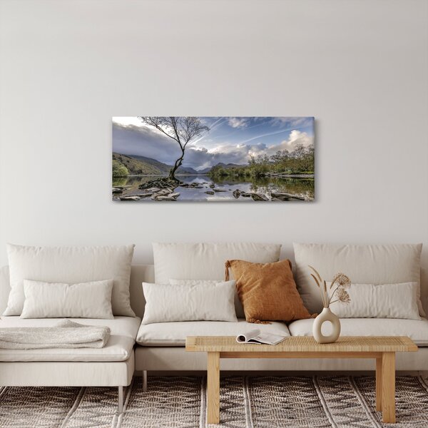 Folyó a fa mögött képe (120x50 cm)