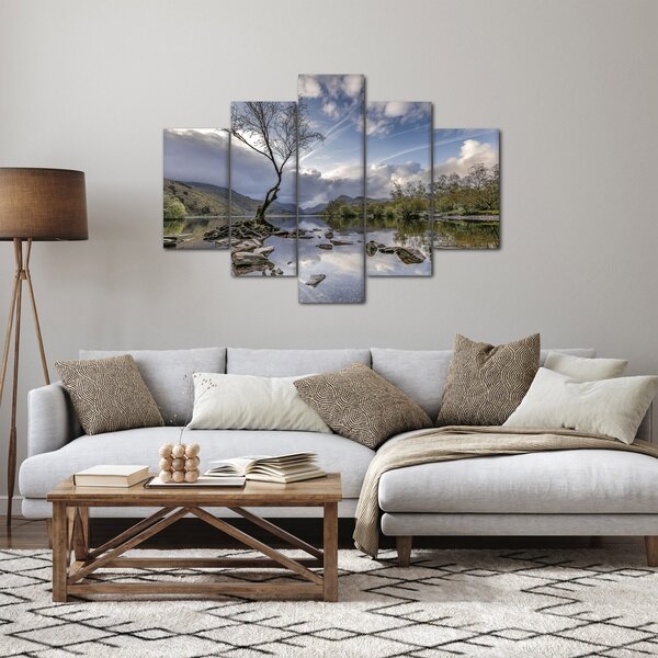 Folyó a fa mögött képe (150x105 cm)