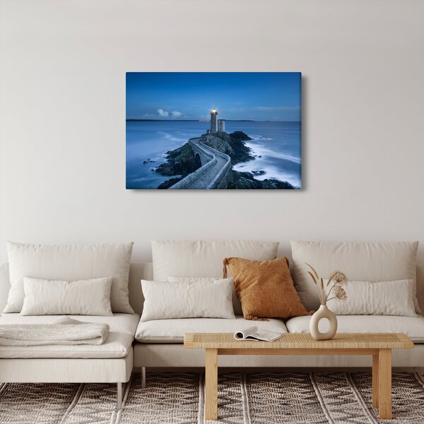 A világítótorony és a tenger képe (90x60 cm)