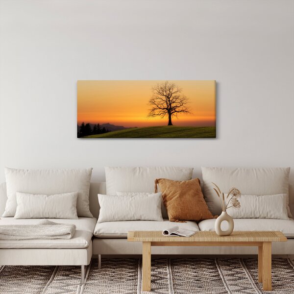 Naplemente a réten képe (120x50 cm)