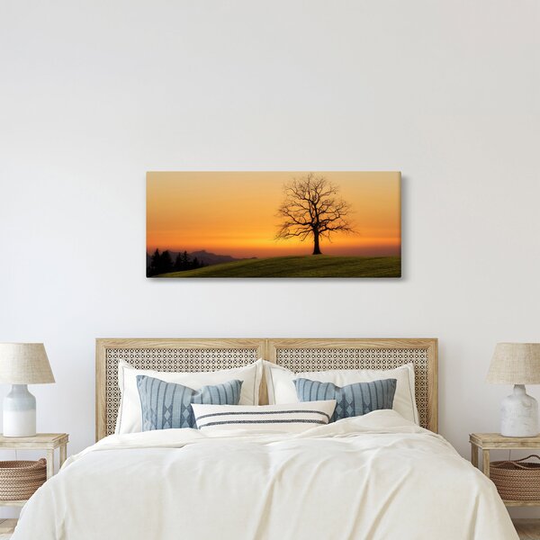 Naplemente a réten képe (120x50 cm)
