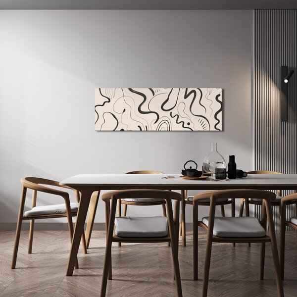 Kép a szabad ecsetvonások minimalista játéka