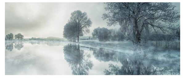 Téli természet képe (120x50 cm)