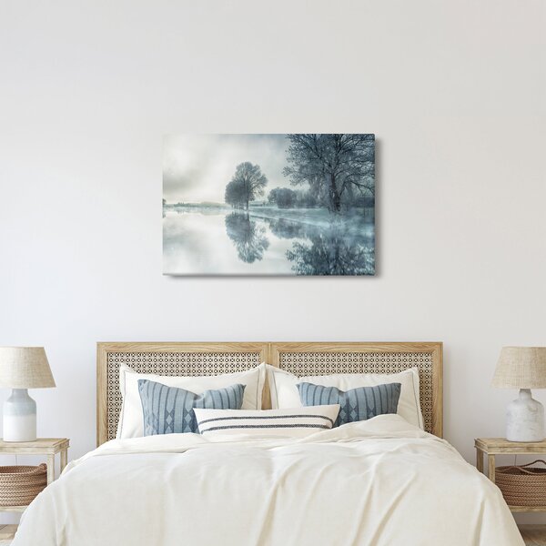 Téli természet képe (90x60 cm)
