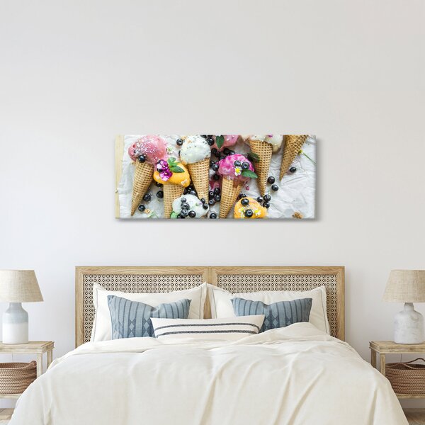 Fagylaltok képe (120x50 cm)