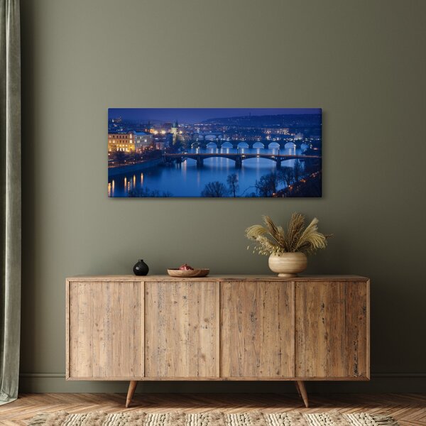 A prágai hidak képe (120x50 cm)
