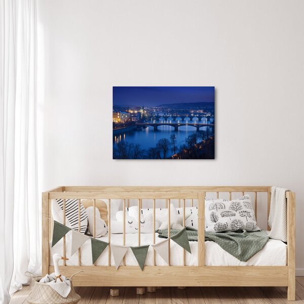 A prágai hidak képe (70x50 cm)