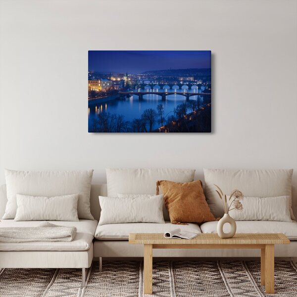 A prágai hidak képe (90x60 cm)