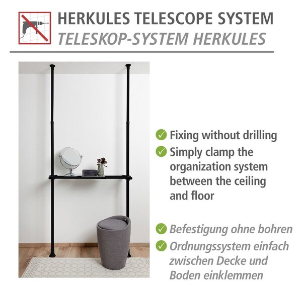 Fém gardrób rendszerező Herkules – Wenko