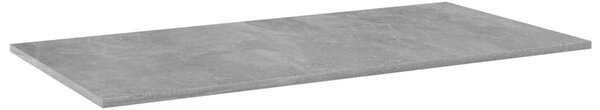 8 db betonszürke forgácslap könyvespolc lap 80 x 30 x 1,5 cm