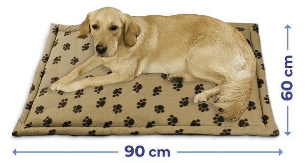 Világosbarna pamut kutya fekhely 60x90 cm – Maximex