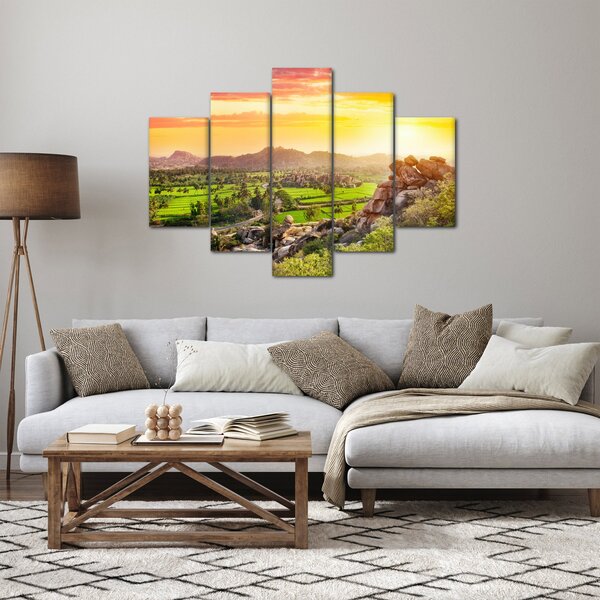 Kép a Hampi-völgyről Indiában (150x105 cm)