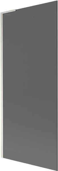Mexen Next L kádparaván 1-szárnyas 80 x 150 cm, grafit, kefélt nikkel - 895-080-000-03-40-97
