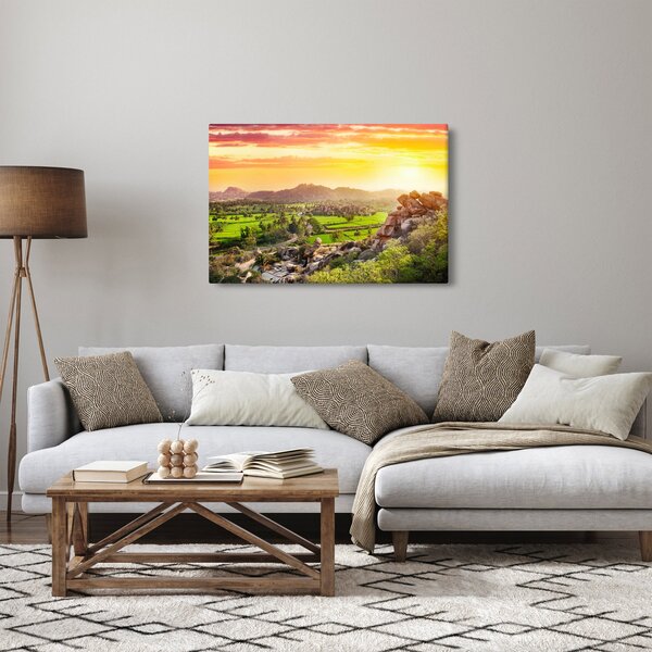 Kép a Hampi-völgyről Indiában (90x60 cm)
