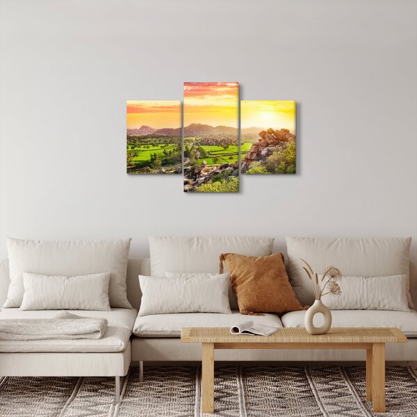 Kép a Hampi-völgyről Indiában (90x60 cm)