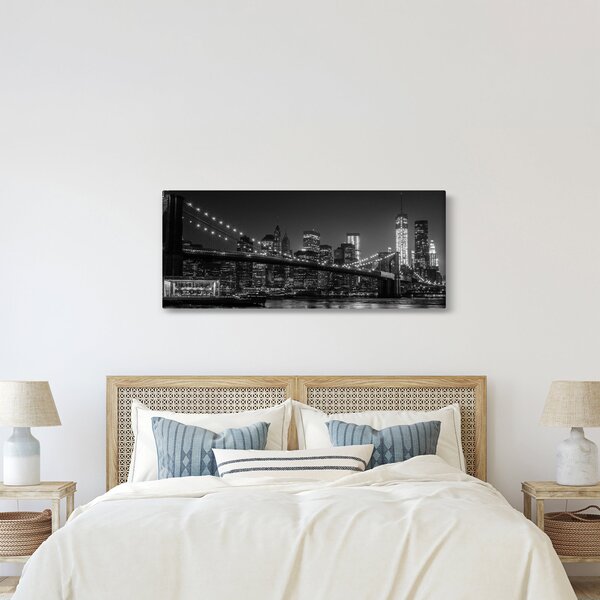 A New York-i Brooklyn-híd képe (120x50 cm)