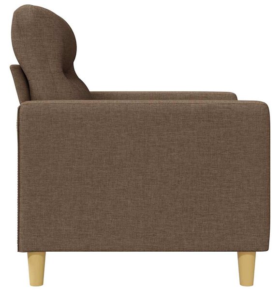 Barna szövet kanapéfotel 60 cm