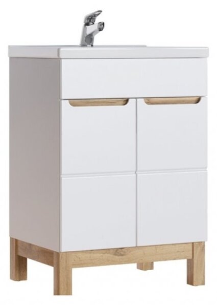 Kerámia mosdó CFP 9060 | fehér fényű 60 cm