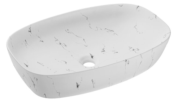 Kerámia mosdó MEGI MW13 | fehér matt 60 cm