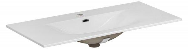 Kerámia mosdó SKY 120 | fehér fényű 120 cm
