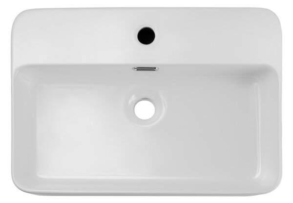 Kerámia mosogató TRUST 2 E-6282 | fehér fényű 55 cm