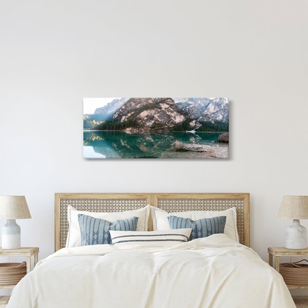Kép egy hegyi tóról (120x50 cm)