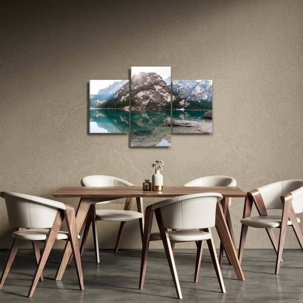 Kép egy hegyi tóról (90x60 cm)