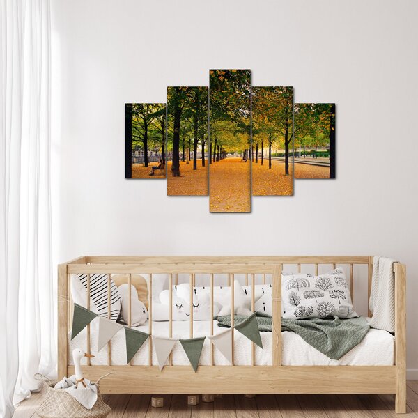 Egy kép az őszi fák sikátorából (150x105 cm)