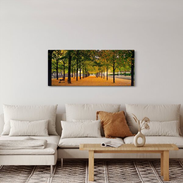 Egy kép az őszi fák sikátorából (120x50 cm)