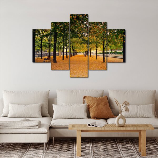 Egy kép az őszi fák sikátorából (150x105 cm)