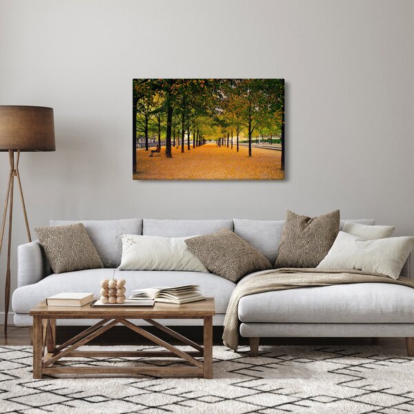 Egy kép az őszi fák sikátorából (90x60 cm)